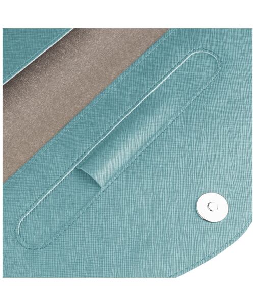 Pouzdro FIXED Siena pro notebooky o úhlopříčce do 15,3", světle tyrkysové