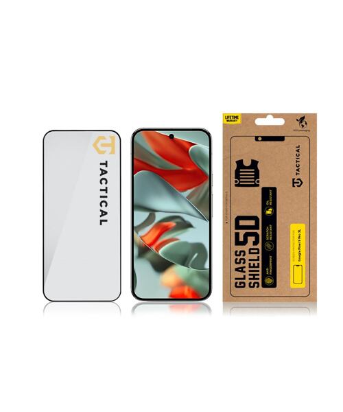 Tactical Glass Shield 5D sklo pro Google Pixel 9 Pro XL Black
