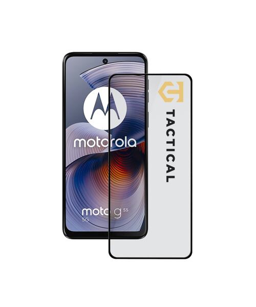 Tactical Glass Shield 5D sklo pro Motorola G55 Black