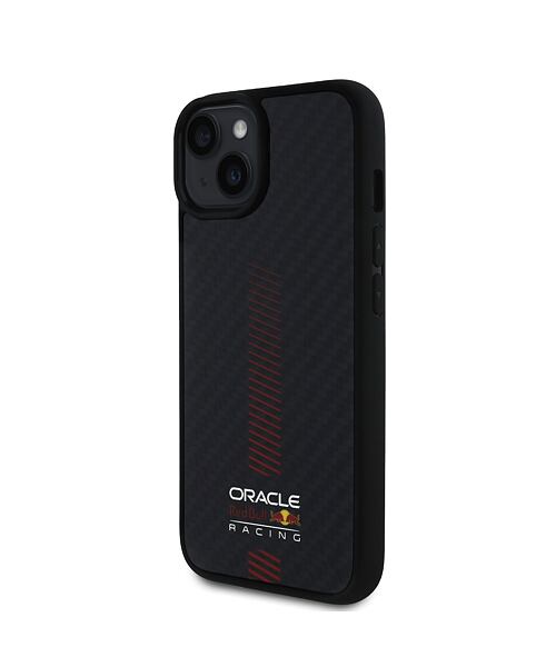 Red Bull Carbon Powerbar MagSafe Zadní Kryt pro iPhone 14 Black