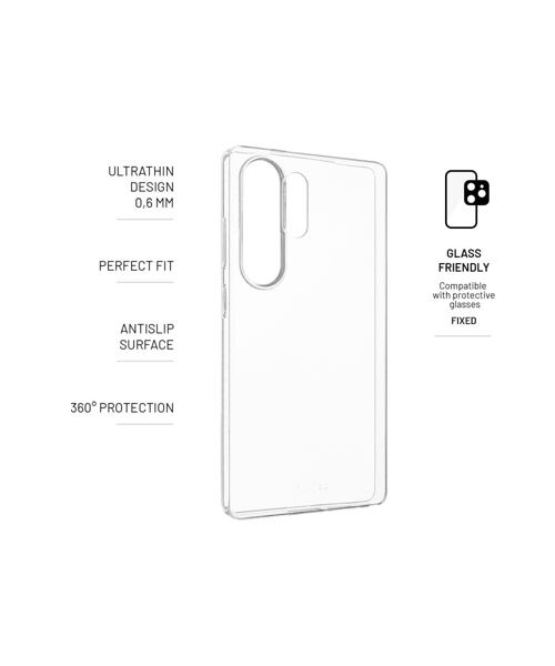 Ultratenký TPU gelový kryt FIXED Story Slim pro Samsung Galaxy S25 Ultra, 0,6 mm, čirý