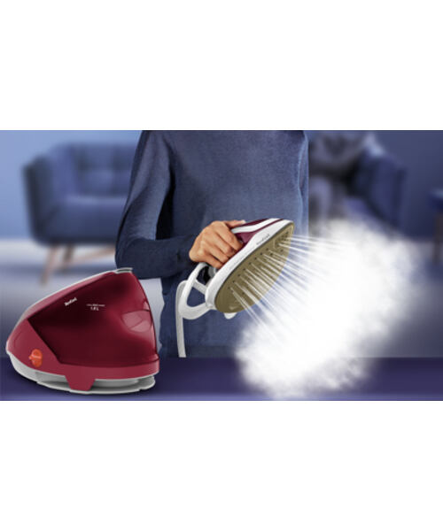 Tefal GV9220 profesionální žehlička 2600 W Durilium AirGlide Autoclean soleplate Burgundsko, Bílá