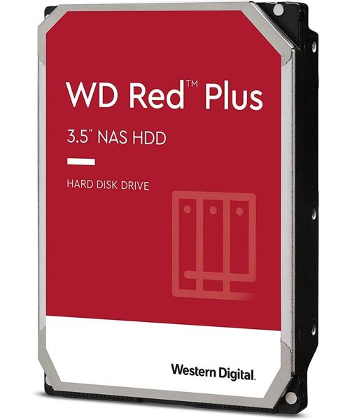 WESTERN DIGITAL WD Red Plus/6TB/HDD/3.5''/SATA/5400 RPM/Červená/3R