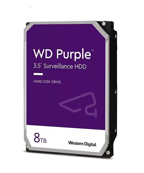 WESTERN DIGITAL WD Purple/8TB/HDD/3.5''/SATA/5400 RPM/3R