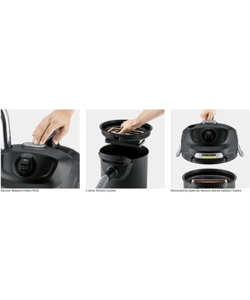 Kärcher AD 4 Premium Výkonný vysavač na popel a suché nečistoty (1.629-731)