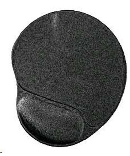 GEMBIRD Podložka pod myš gelová ergonomická Maxi, černá