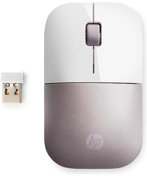 HP myš - Z3700 Mouse, Wireless, White/Pink