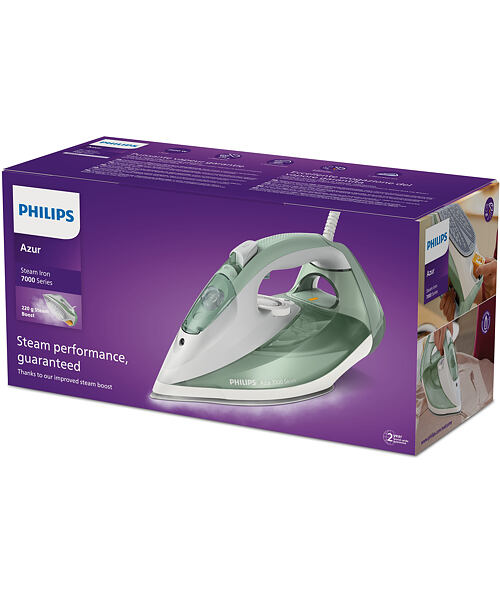 Philips 7000 series DST7012/70 napařovací žehlička světle zelená / šedá
