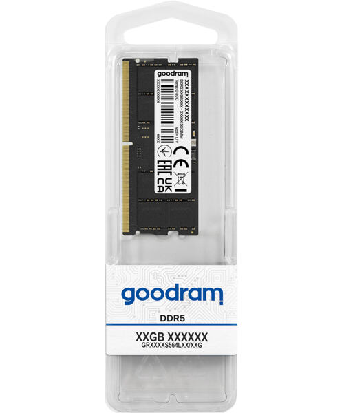 Goodram GR4800S564L40S/16G paměťový modul 16 GB 1 x 16 GB DDR5 48000 MHz
