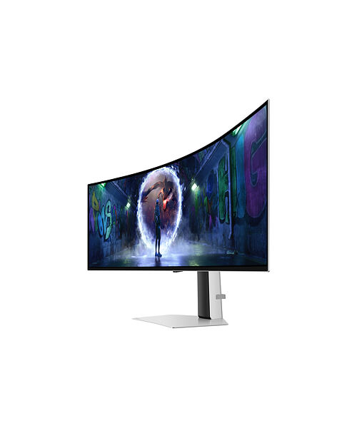Samsung S49DG934SU počítačový monitor 124,5 cm (49") 5120 x 1440 px Dual QHD OLED Stříbrná