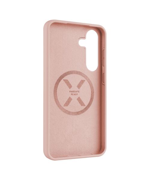Zadní kryt FIXED MagFlow s podporou MagSafe pro Samsung Galaxy S25+, růžový