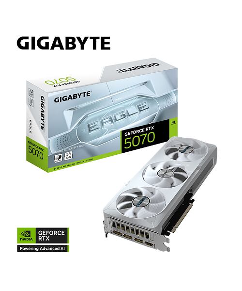 GIGABYTE GeForce RTX 5070 EAGLE ICE SFF/OC/12GB/GDDR7
