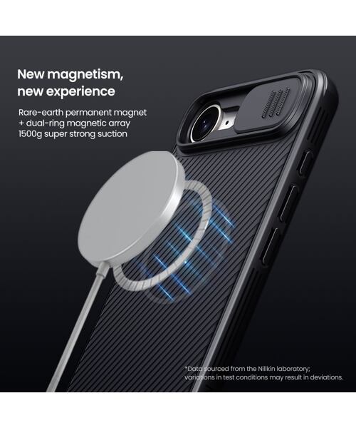 Nillkin CamShield PRO Magnetic Zadní Kryt pro Apple iPhone 16e Black