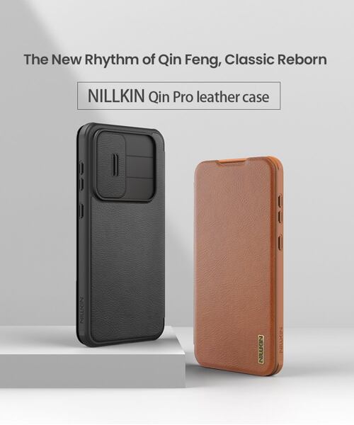 Nillkin Qin Book PRO Pouzdro pro Samsung Galaxy A56 5G Black