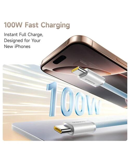 Baseus Dynamic 4 Pro Series Datový Kabel USB-C - USB-C 100W 1m Galaxy Blue