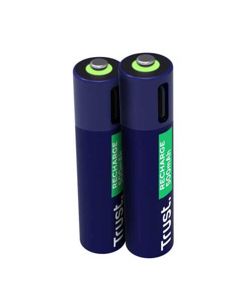 TRUST USB-C RECHARGEABLE BATTERIES 2P - AAA