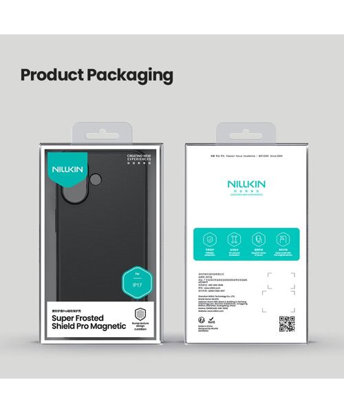 Nillkin Super Frosted PRO Magnetic Zadní Kryt pro Apple iPhone 17 Black