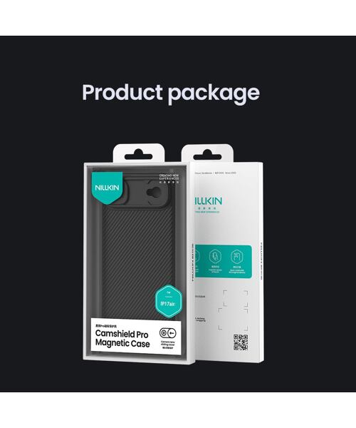 Nillkin CamShield PRO Magnetic Zadní Kryt pro Apple iPhone Air Black
