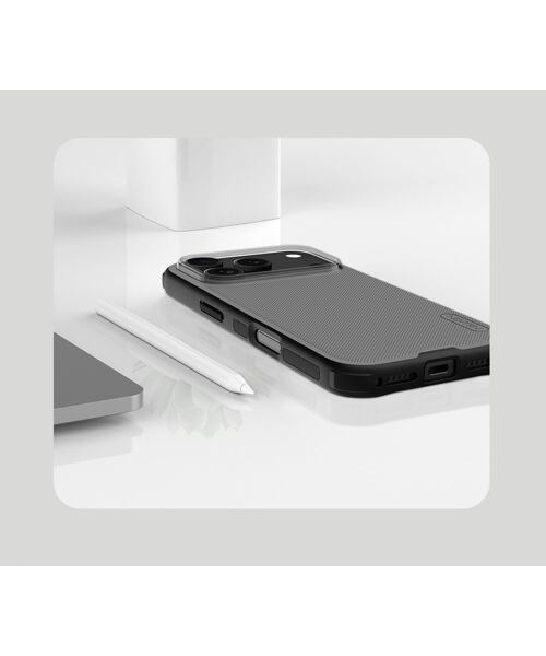 Nillkin Super Frosted PRO Zadní Kryt pro Apple iPhone 17 Pro Transparent Black