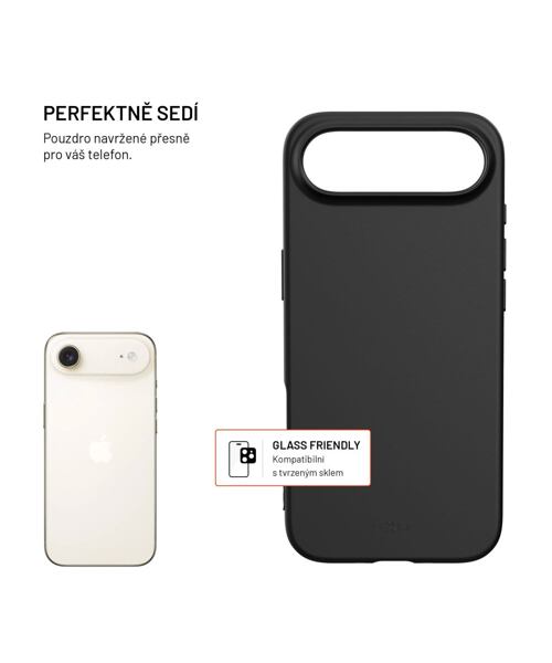 TPU gelový kryt FIXED ReStory pro Apple iPhone Air, černý