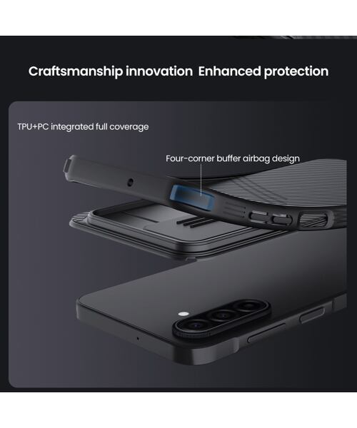 Nillkin Super Frosted PRO Magnetic Zadní Kryt pro Samsung Galaxy A17 5G Black