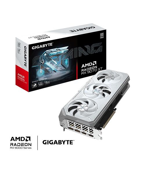 GIGABYTE Radeon™ RX 9070 XT GAMING OC ICE 16G