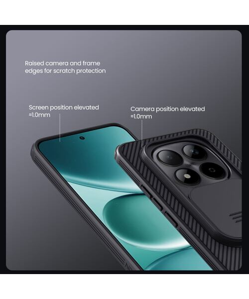 Nillkin CamShield PRO Zadní Kryt pro Xiaomi Redmi Note 15 Pro+ 5G Black