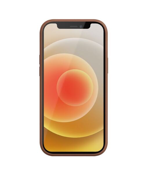 Nillkin Aoge kožený kryt pro iPhone 12 mini - hnědá