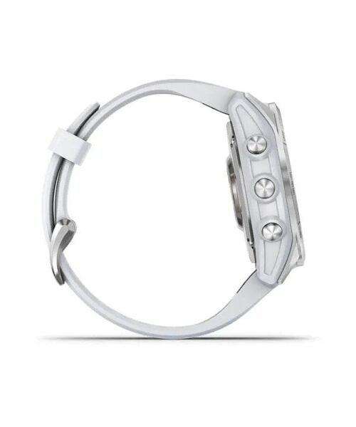 Garmin Fenix 7S Silver Whitestone Band
