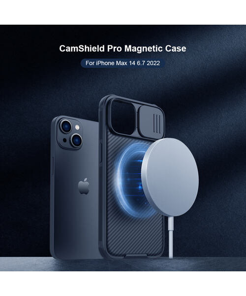 Nillkin CamShield PRO Magnetic Zadní Kryt pro Apple iPhone 14 Plus Black