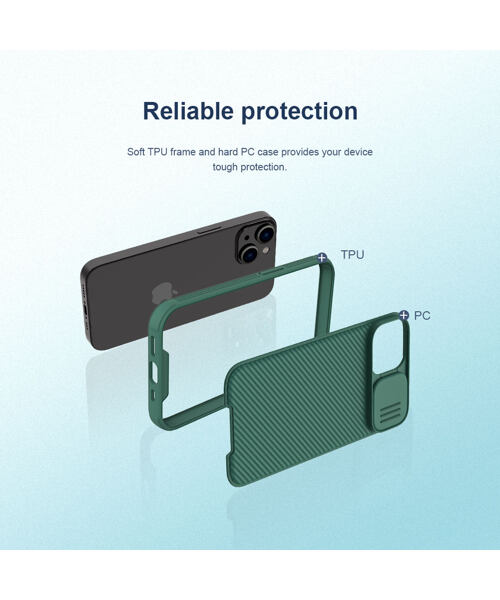 Nillkin CamShield PRO Zadní Kryt pro Apple iPhone 14 Plus Blue