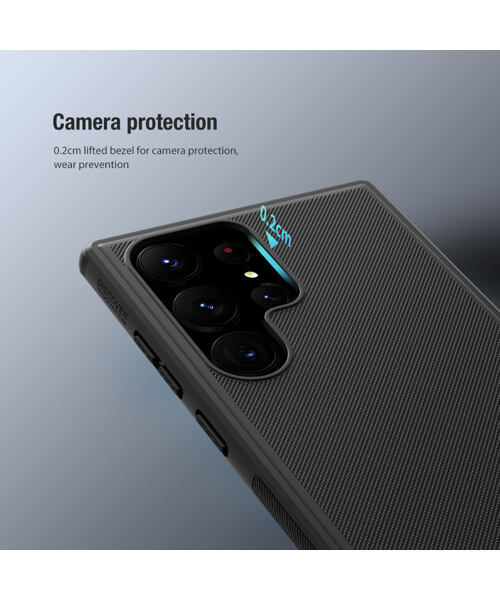 Nillkin Super Frosted PRO Zadní Kryt pro Samsung Galaxy S23 Ultra Red