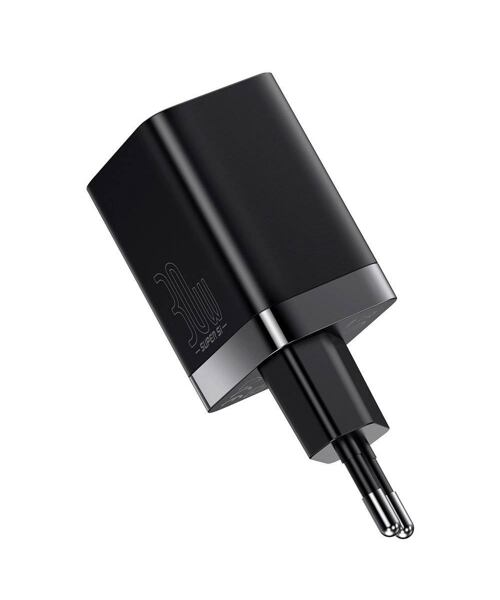 Baseus CCSUPP-E01 Super Si Quick Nabíječka USB + USB-C 30W Black