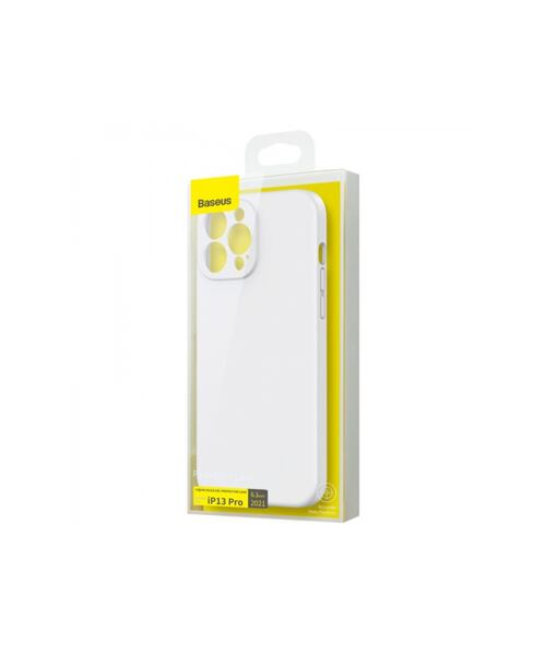 Baseus iPhone 13 Pro case Liquid Silica Gel Protective White (ARYT000402)