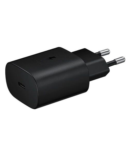 EP-TA800EBE Samsung USB-C 25W Cestovní nabíječka Black (OOB Bulk)
