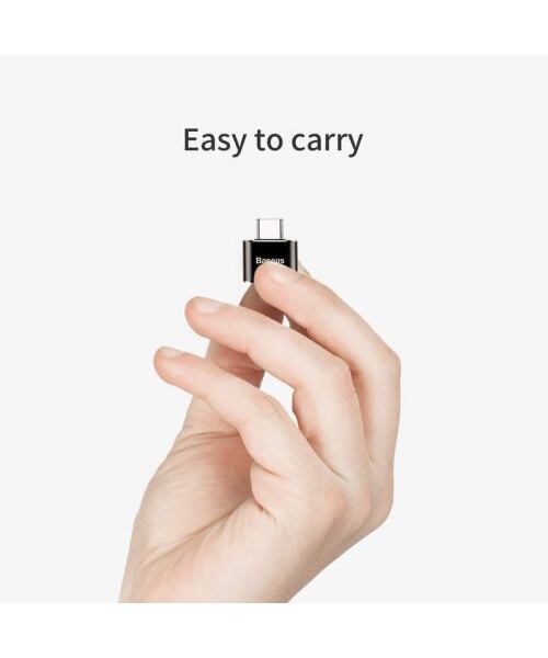 Baseus CATOTG-01 Adaptér z USB-A na USB-C Black