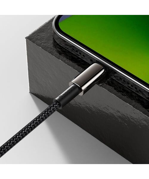 Baseus CATLWJ-01 Tungsten Gold Fast Charge Kabel USB-C to Lightning 20W 1m Black