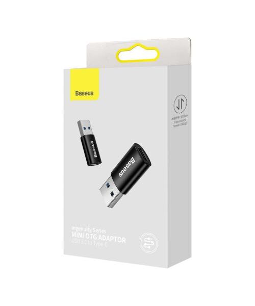 Baseus Ingenuity Mini OTG Adaptér z USB-C na USB-A Black