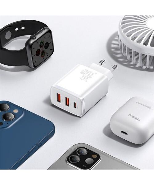 Baseus CCXJ-E02 Compact Quick Nabíječka USB-C 30W White