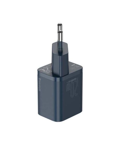 Baseus Travel Charger set Super Si 1C QC (With Simple Wisdom Cable Type-C to Lightning 1m) 20W EU Bl