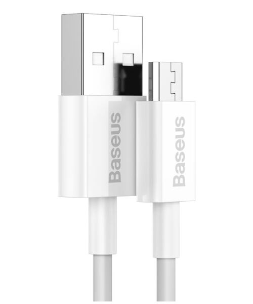 Baseus CAMYS-02 Superior Fast Charging Datový Kabel MicroUSB 2A 1m White