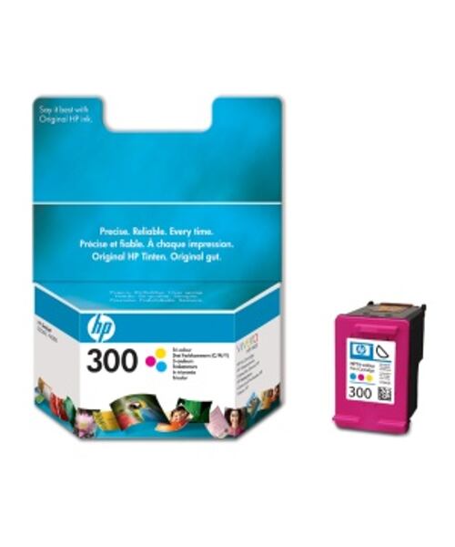 HP 300 - 3 barevná inkoustová kazeta, CC643EE
