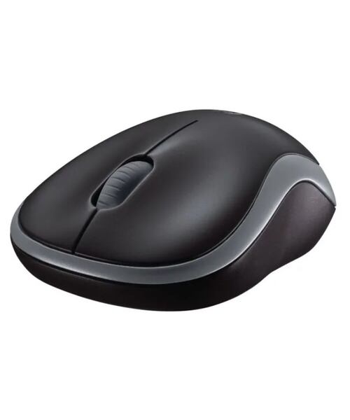 Logitech M185 nano/Kancelářská/Optická/1 000 DPI/Bezdrátová USB/Šedá