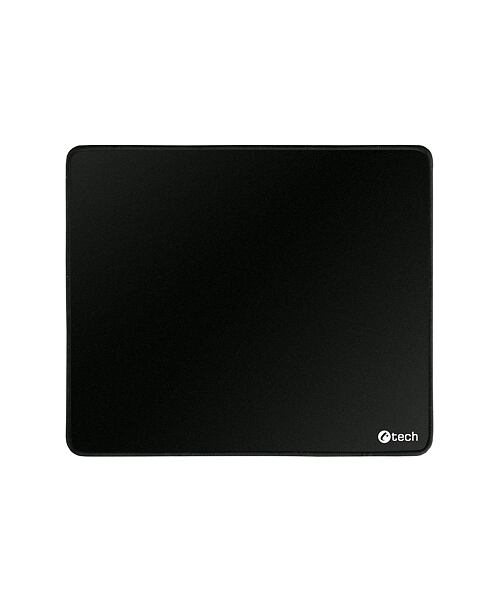 Podložka pod myš C-TECH MP-01, černá, 320x270x4mm, obšité okraje