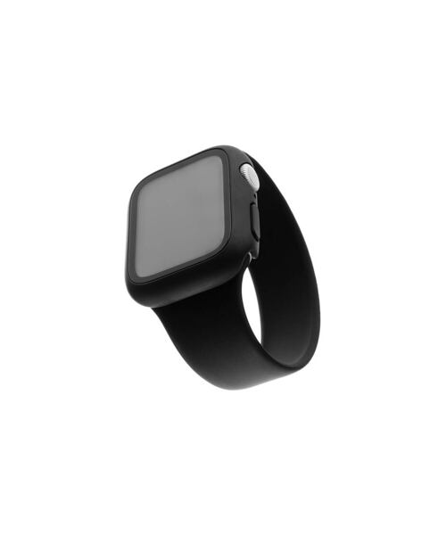 Ochranné pouzdro FIXED Pure+ s temperovaným sklem pro Apple Watch Series 7 45mm, černé