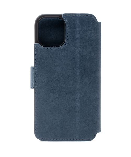 Kožené pouzdro typu kniha FIXED ProFit pro Apple iPhone 13, modré