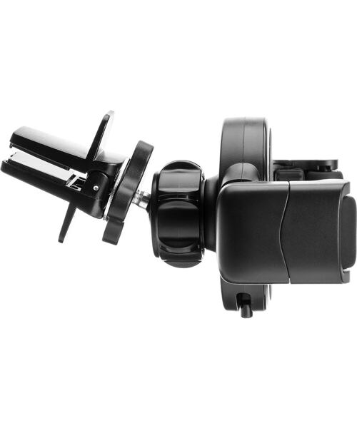 Univerzální držák FIXED Roll 2  Vent s uchycením do mřížky ventilace, černý