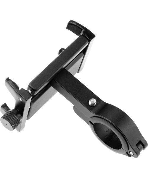 Hliníkový držák mobilního telefonu na kolo FIXED Bikee ALU, černý