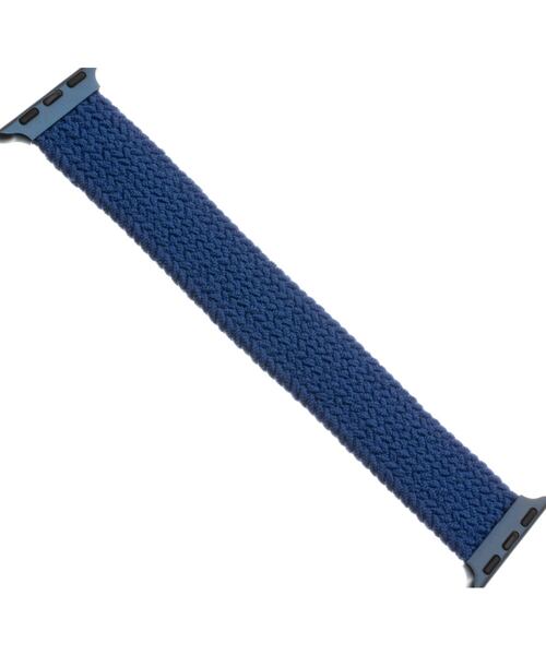 Elastický nylonový řemínek FIXED Nylon Strap pro Apple Watch 38/40/41mm, velikost XL, modrý