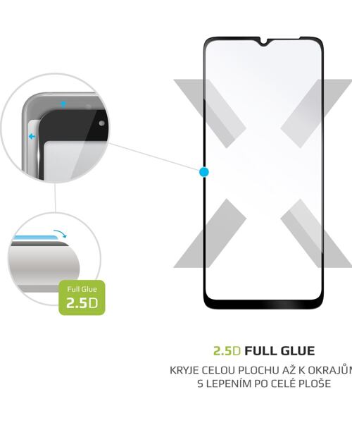 Ochranné tvrzené sklo FIXED Full-Cover pro Samsung Galaxy A32 5G, černé